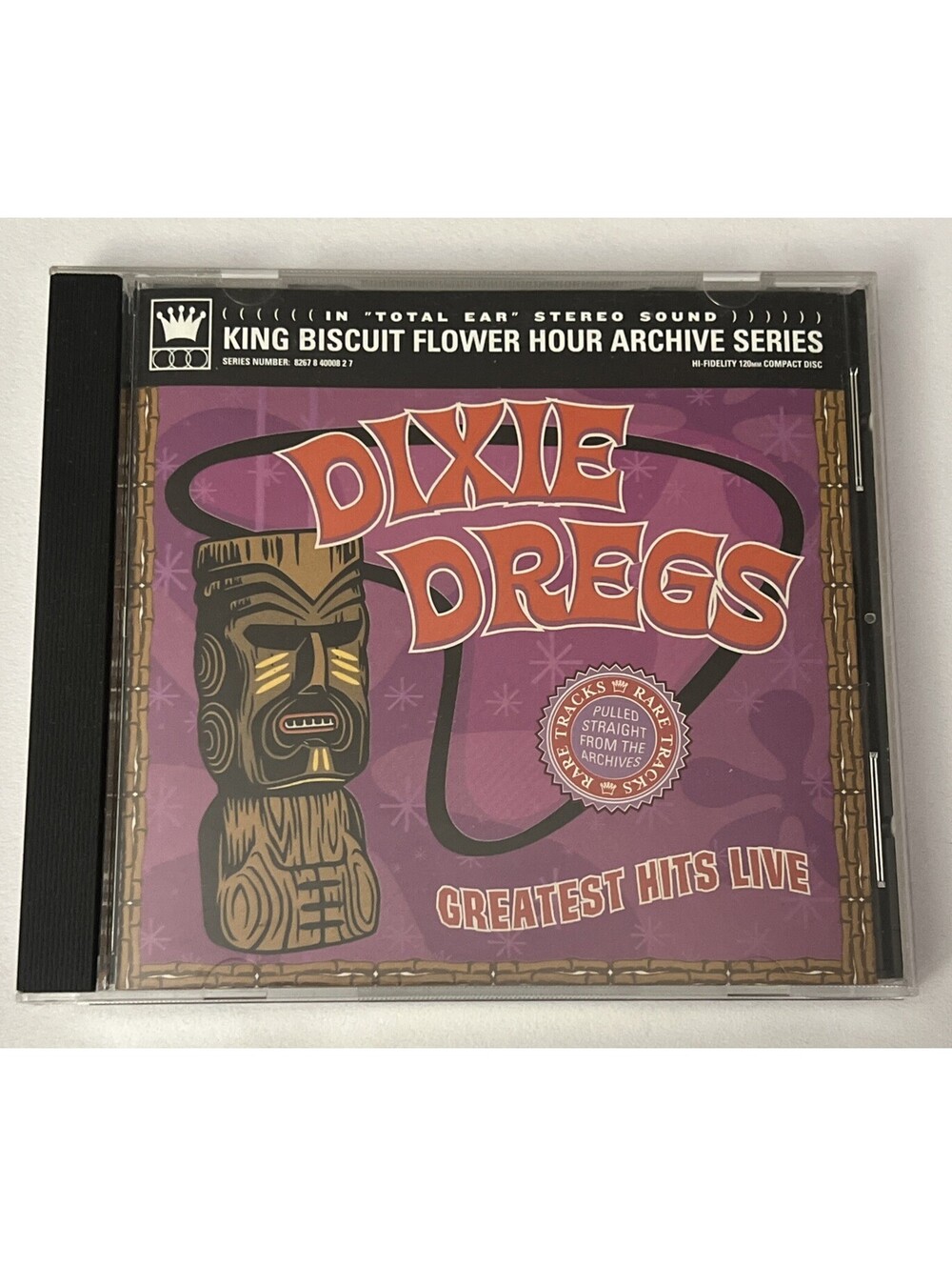 DIXIE DREGS - Greatest Hits Live - CD - Live Original Recording Remastered - VG